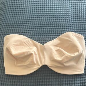 Elegant Cream Strapless Bra